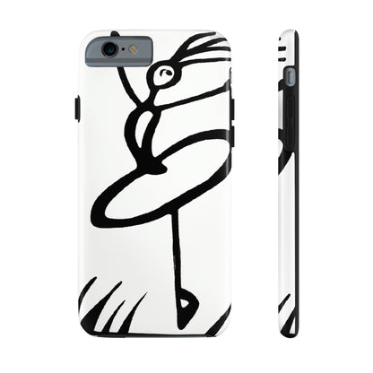 "Ballet on a Blade: A Ballerina's Spin" - The Alien Tough Phone Cases