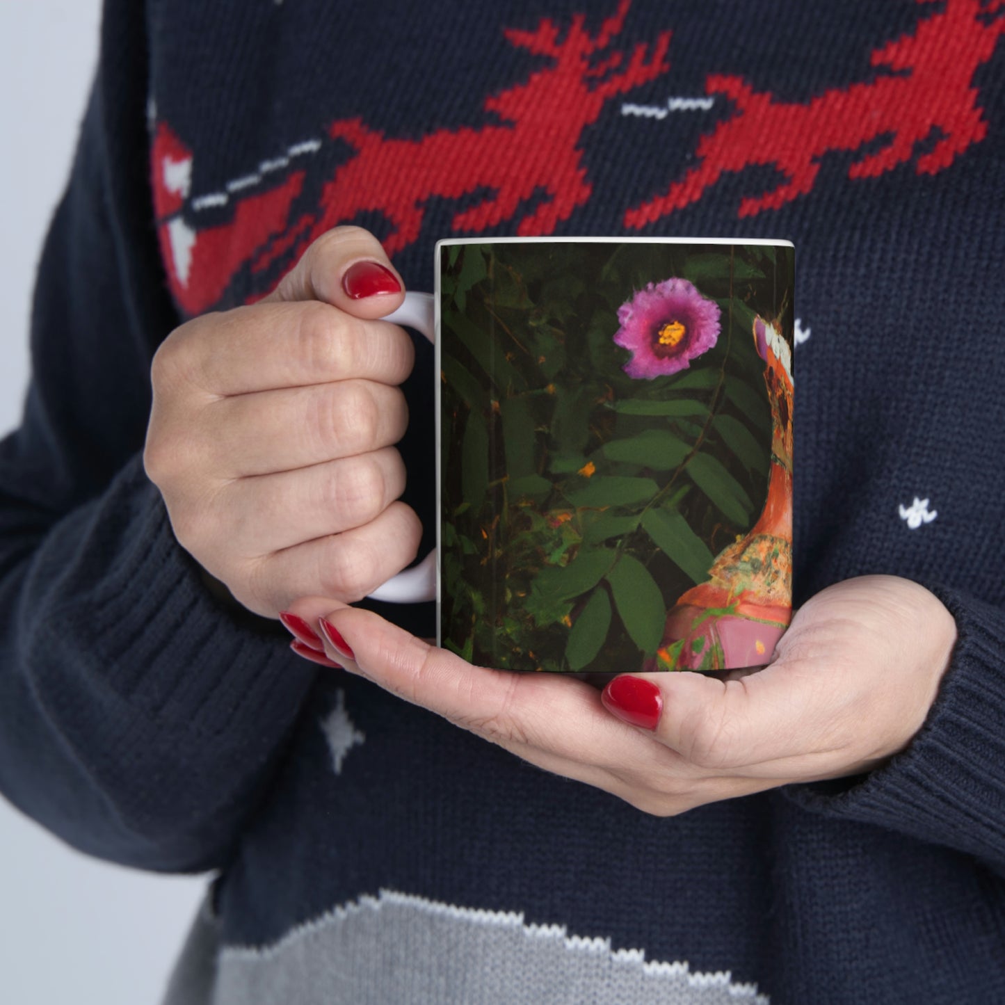 "Un jardín en ruinas" - Taza de cerámica The Alien 11 oz