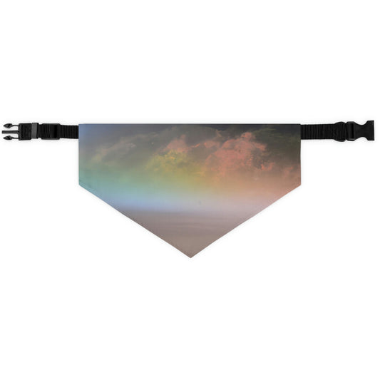 "A Painted Reflection of Solitude" - The Alien Pet Bandana Collar