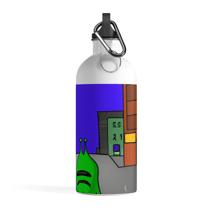 "Alien Misadventure in the City" - The Alien Stainless Steel Water Bottle