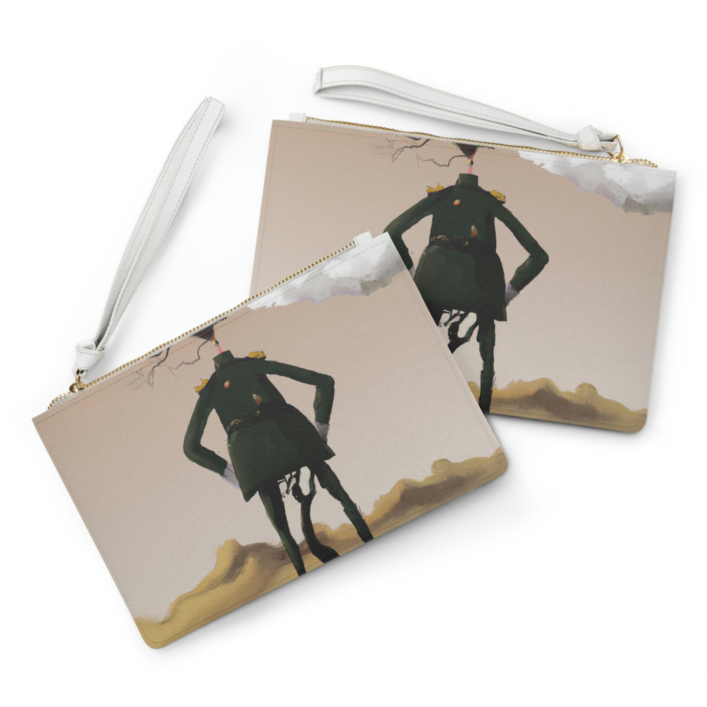 "Courage Against Despair: A Soldier's Triumph" - The Alien Clutch Bag