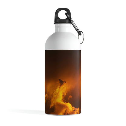 "Flying Phoenix Through the Storm" - The Alien Stainless Steel Water Bottle