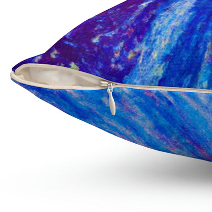 "A Starlit Solace" - The Alien Square Pillow