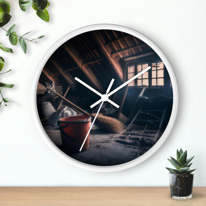 "Dusty Hopes in an Abandoned Attic" - The Alien Wall Clock