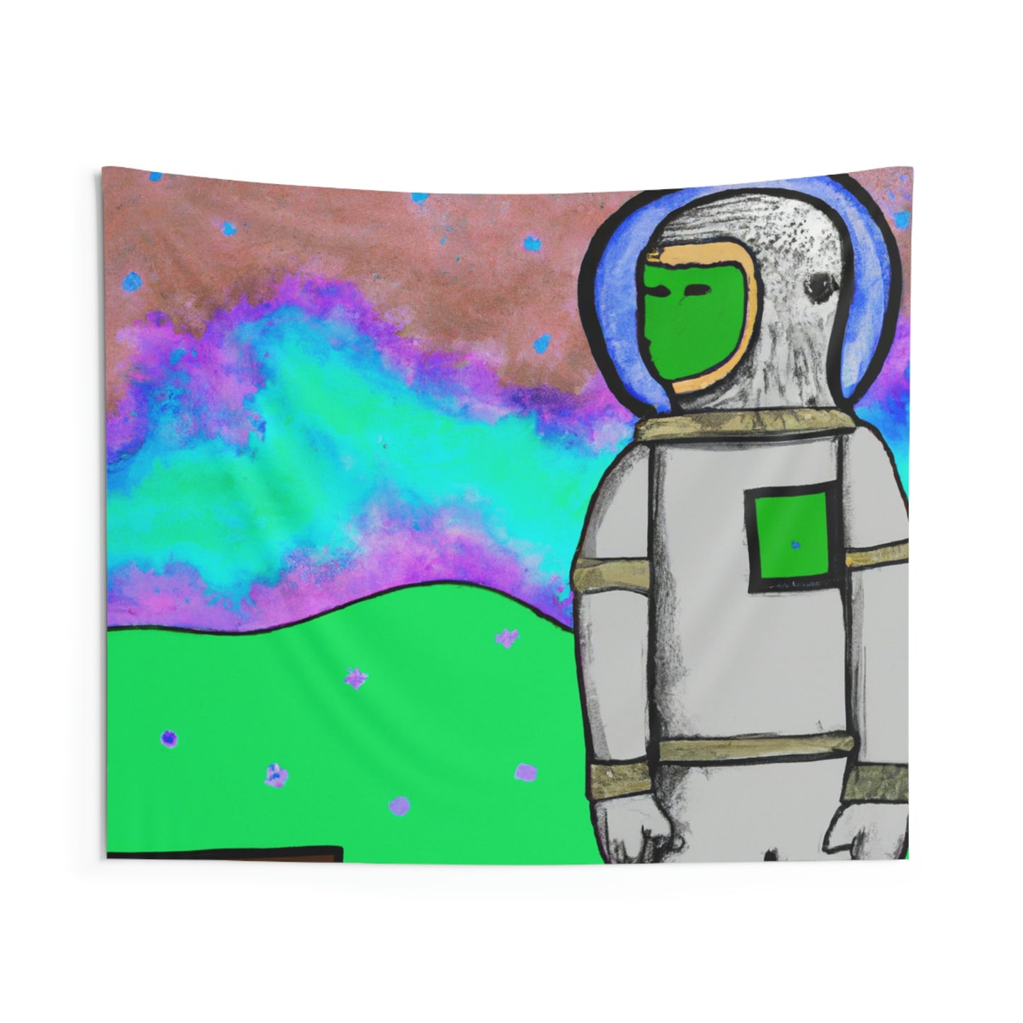 "Alone in the Alien Sky" - The Alien Wall Tapestries