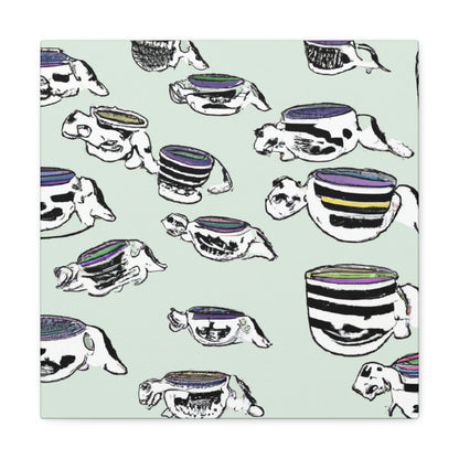 "A Purr-fectly Precious Tea Party Parade" - The Alien Canva