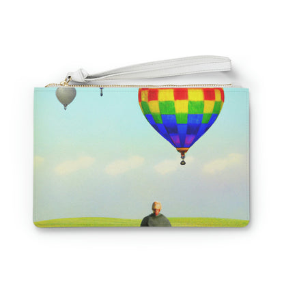 "Finding Stillness in the Sky" - Die Alien Clutch Bag