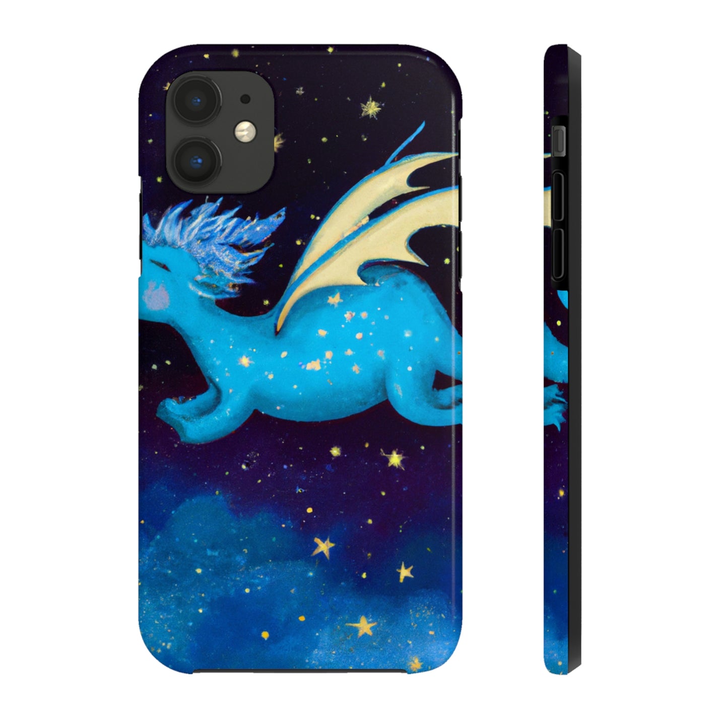 "Drifting Among the Stars: The Story of a Baby Dragon" - The Alien Tough Phone Cases