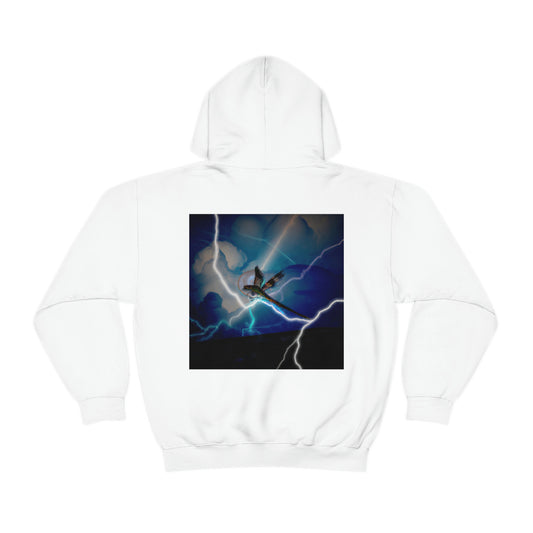 "Draco en la tempestad" - La sudadera con capucha extraterrestre unisex