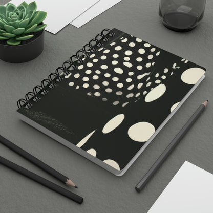 Staring Into The Night Woods - The Alien Spiral Bound Journal