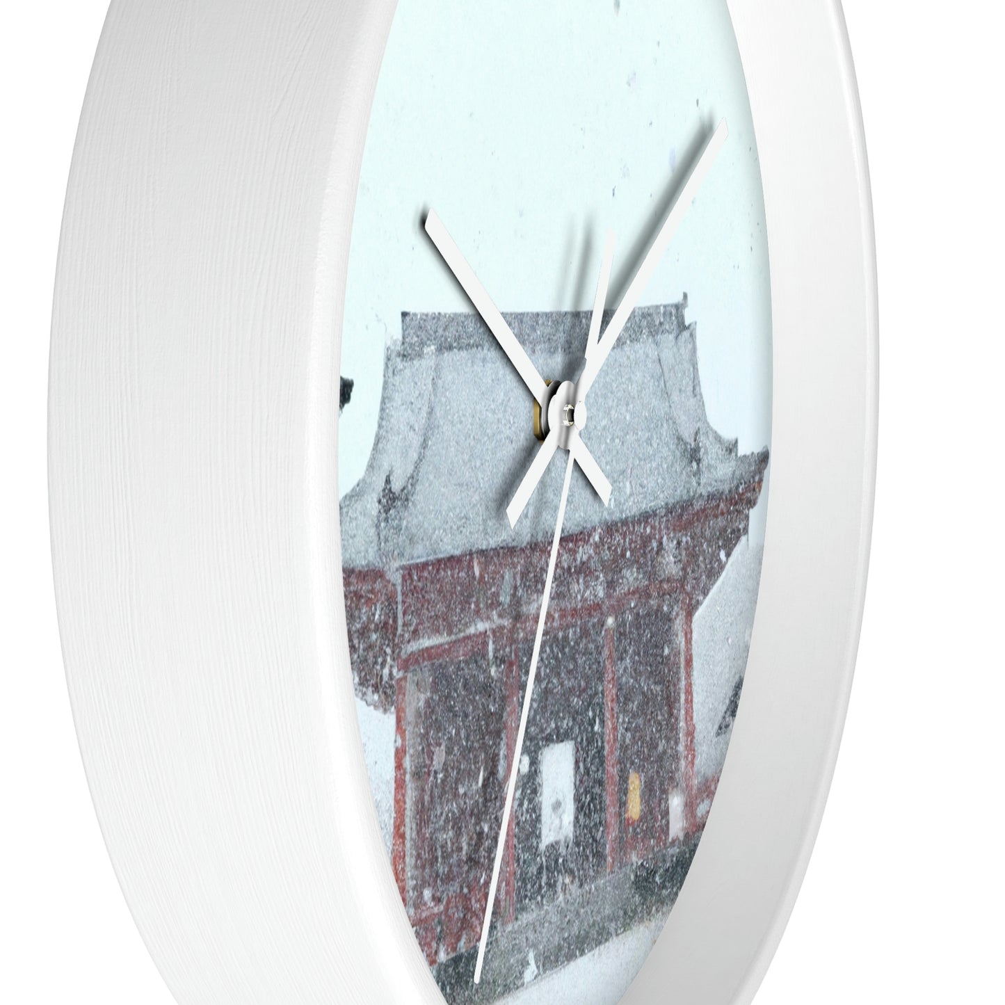 "Lost in the Blizzard: An Adventure in the Ancient Temple" - The Alien Wall Clock