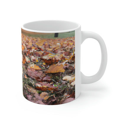 "Autumn's Forgotten Mystery" - The Alien Ceramic Mug 11 oz