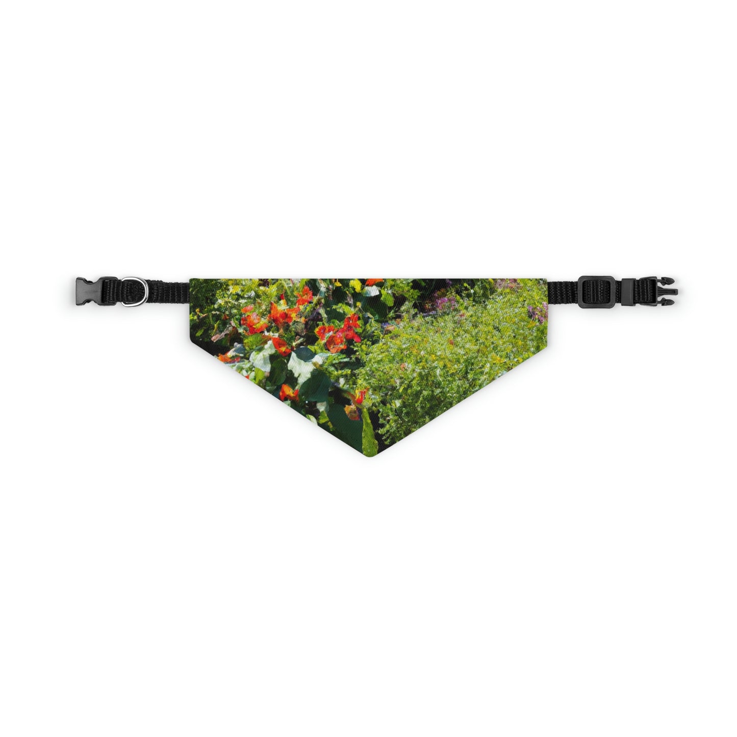 "Garden of Colorful Radiance" - The Alien Pet Bandana Collar