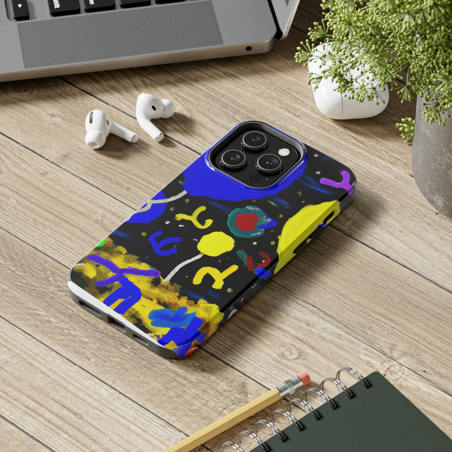 "A Starry Night Rainbow" - Die Alien Tough Phone Cases