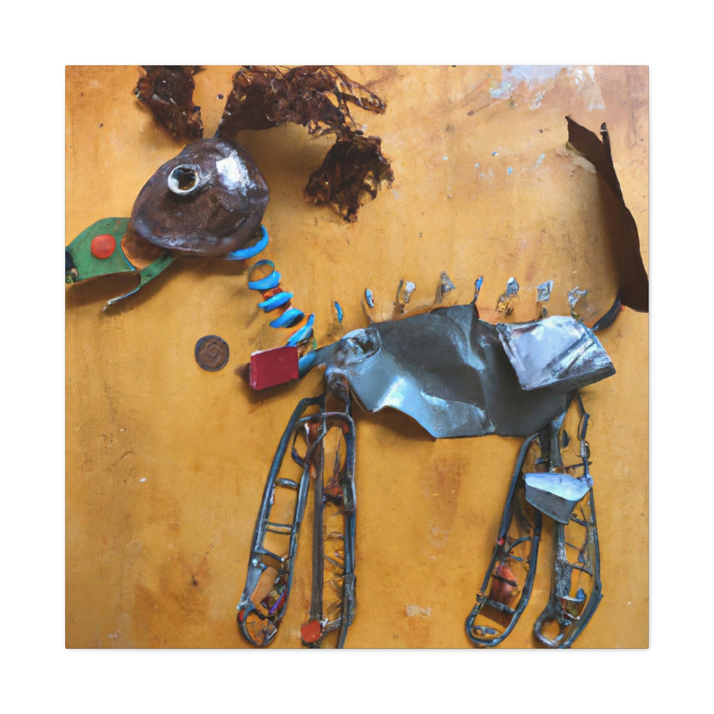 "Creative Critters: Crafting a Sculpture of Your Favorite Animal with Found Objects" - The Alien Canva