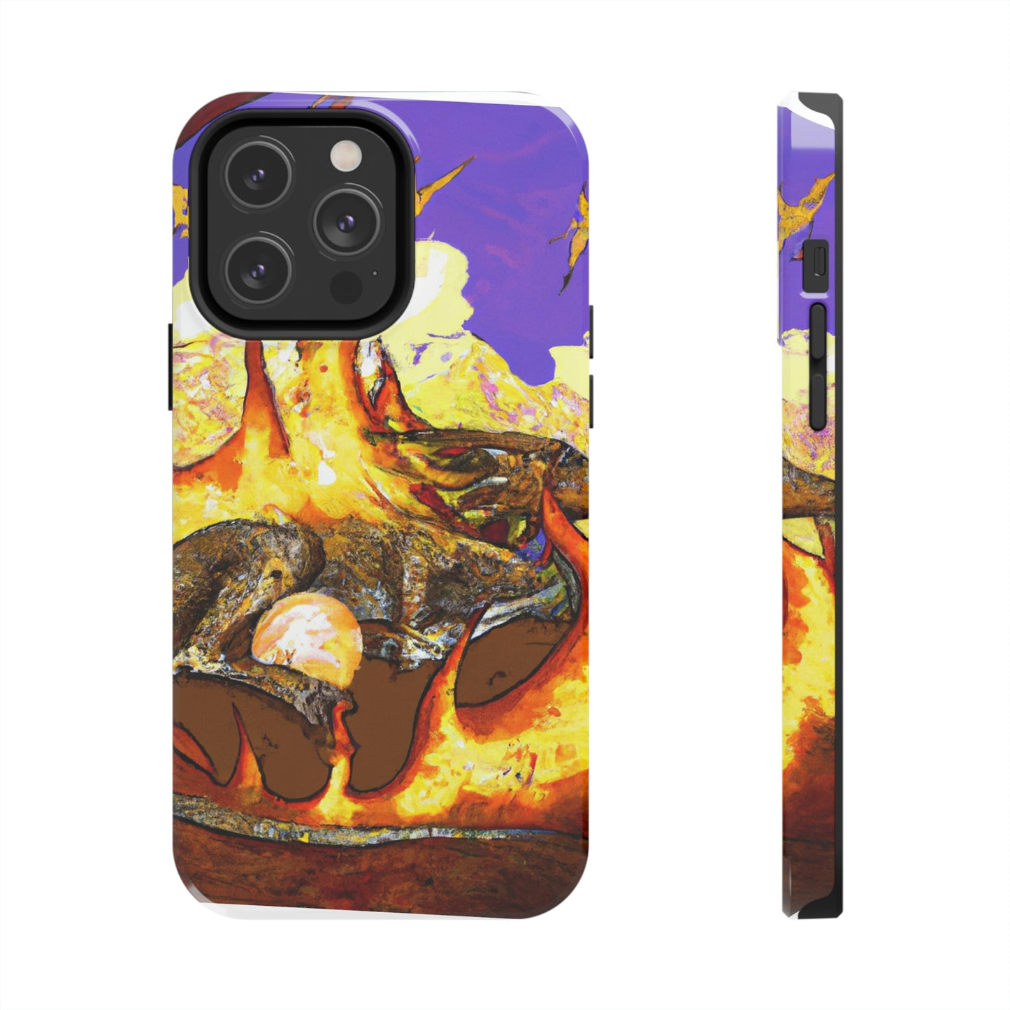 „Ein schlummernder Drache in höllischer Umarmung“ – The Alien Tough Phone Cases