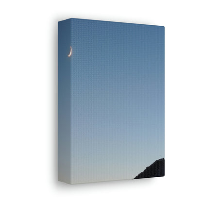 The Crescent Moon in Winter's Shadow - The Alien Canva