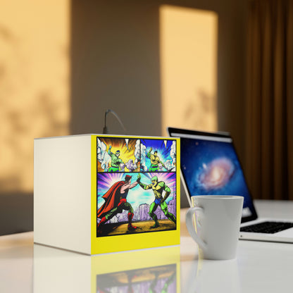 Superhero Showdown! - The Alien Light Cube Lamp