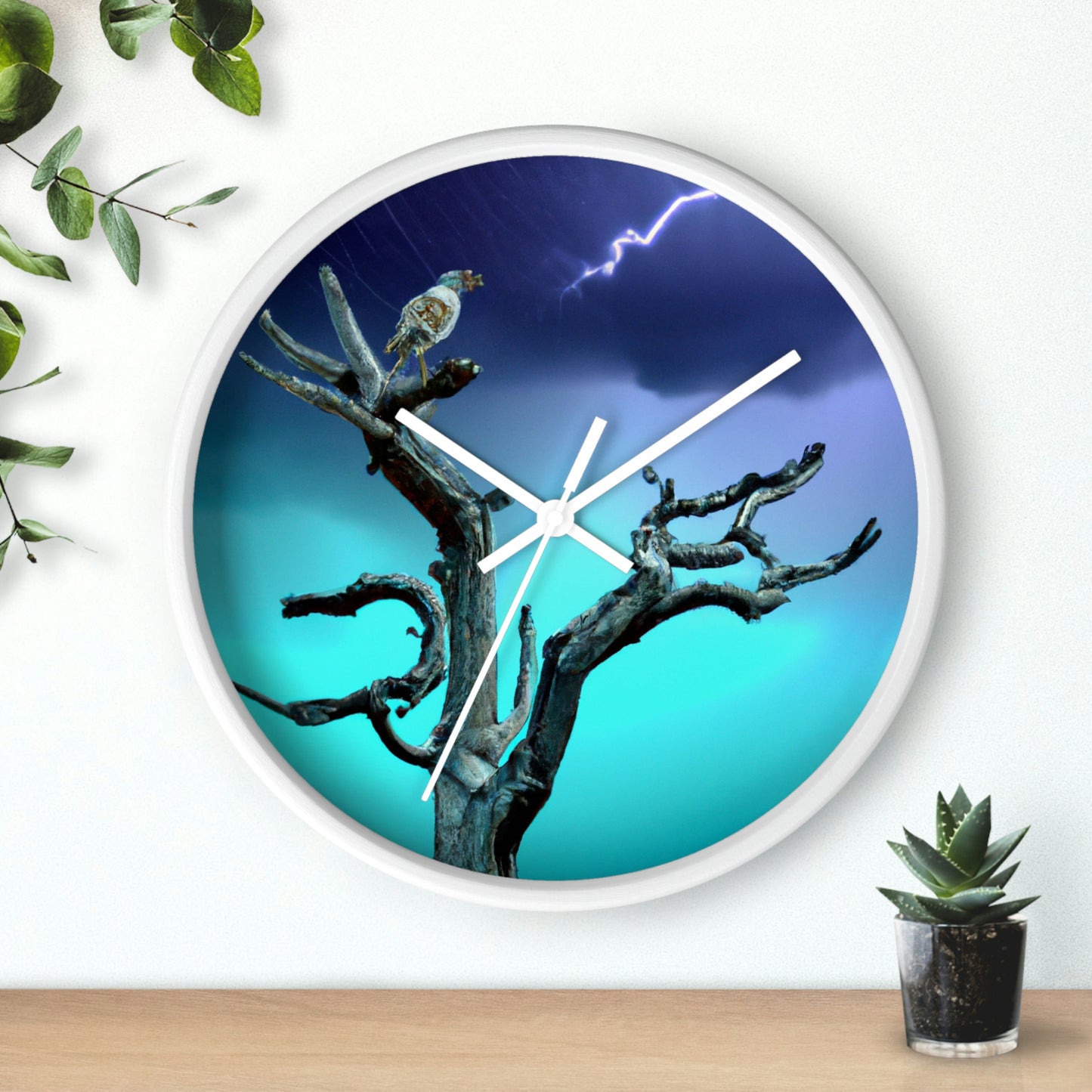 "Alone Against the Storm" - The Alien Wall Clock