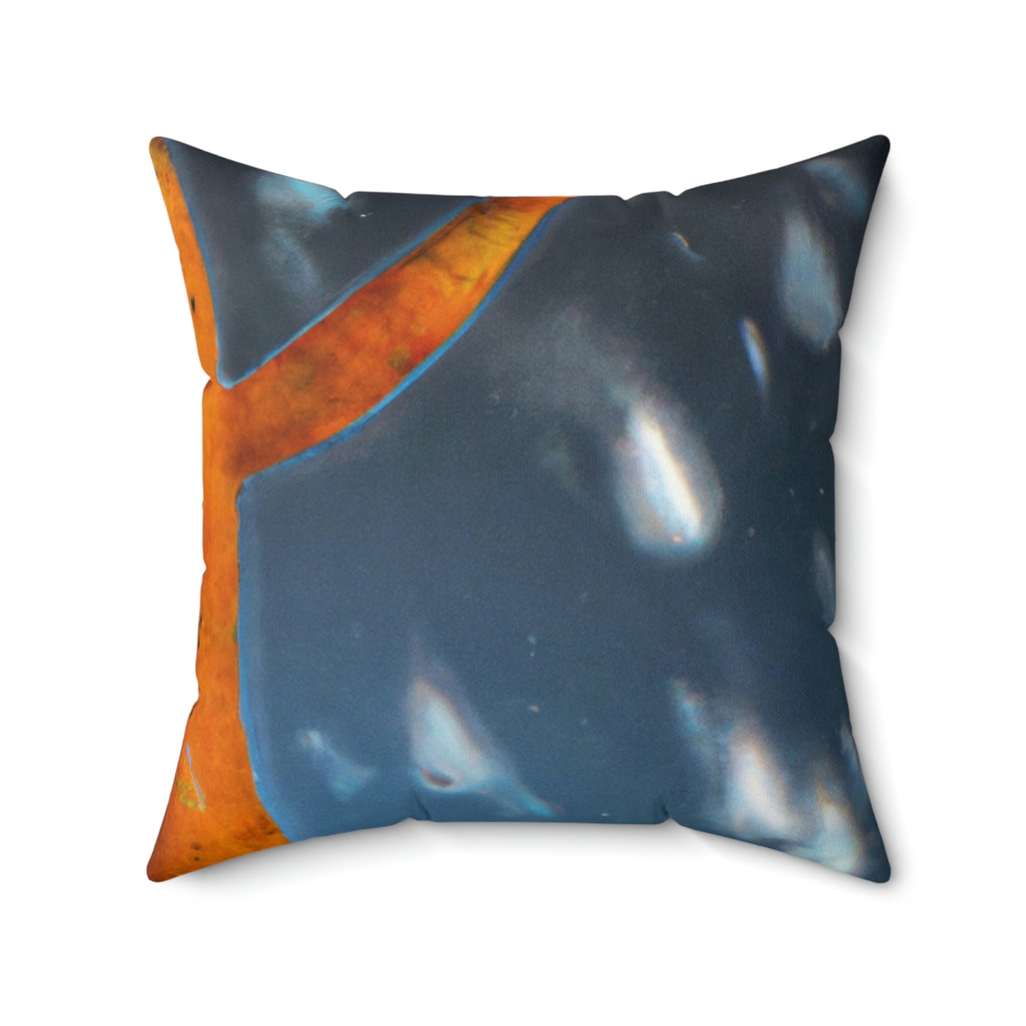 "Jubilant Jig in the Rain" - Das Alien Square Pillow