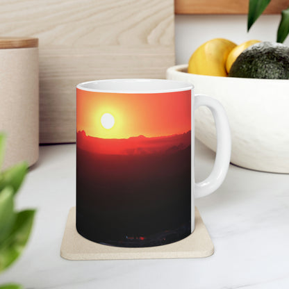 "The Last Light of a Forgotten City" - The Alien Ceramic Mug 11 oz