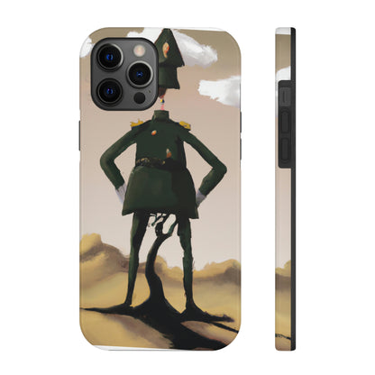 "Courage Against Despair: A Soldier's Triumph" - The Alien Tough Phone Cases