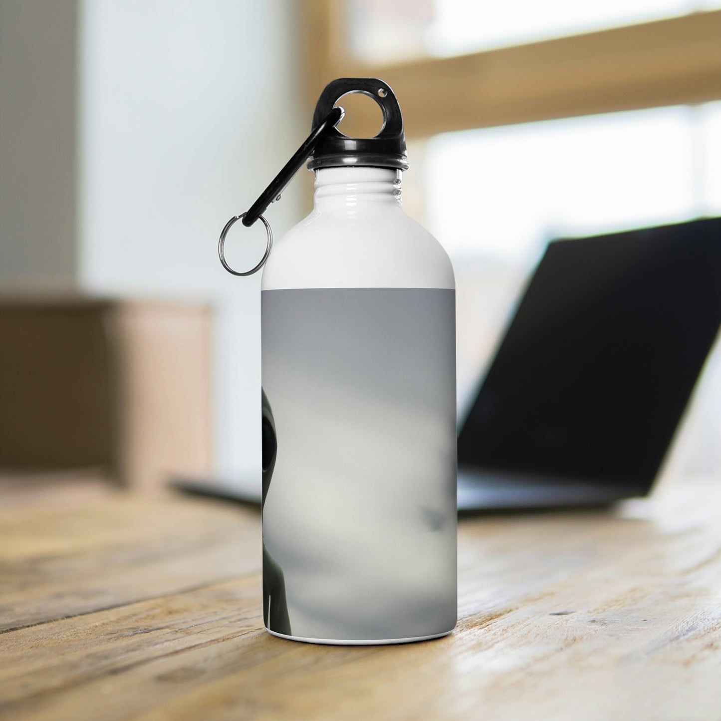 "Adrift in the Universe" - The Alien Stainless Steel Water Bottle