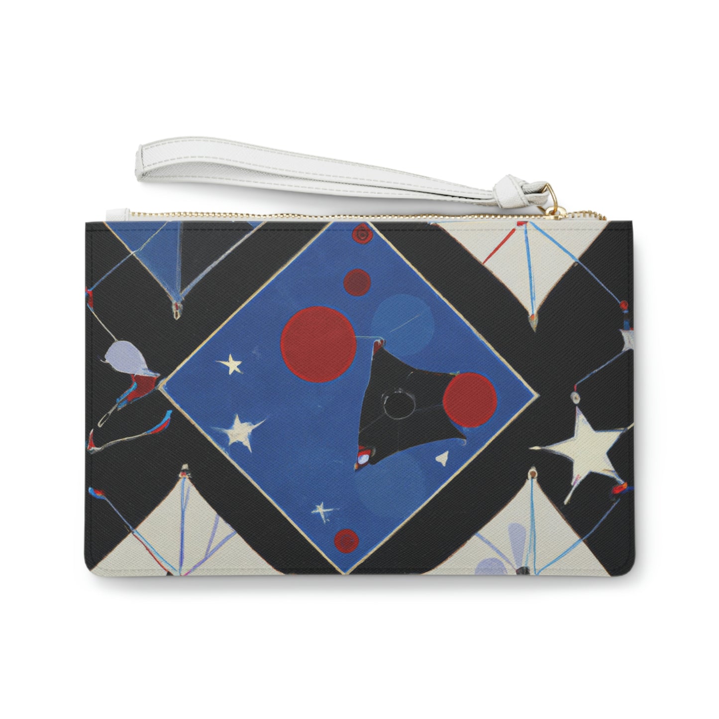 "Kites Illuminating the Starry Sky" - Die Alien Clutch Bag