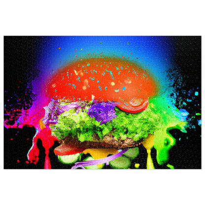 "Burger Rainbow" - Das Alien-Puzzle