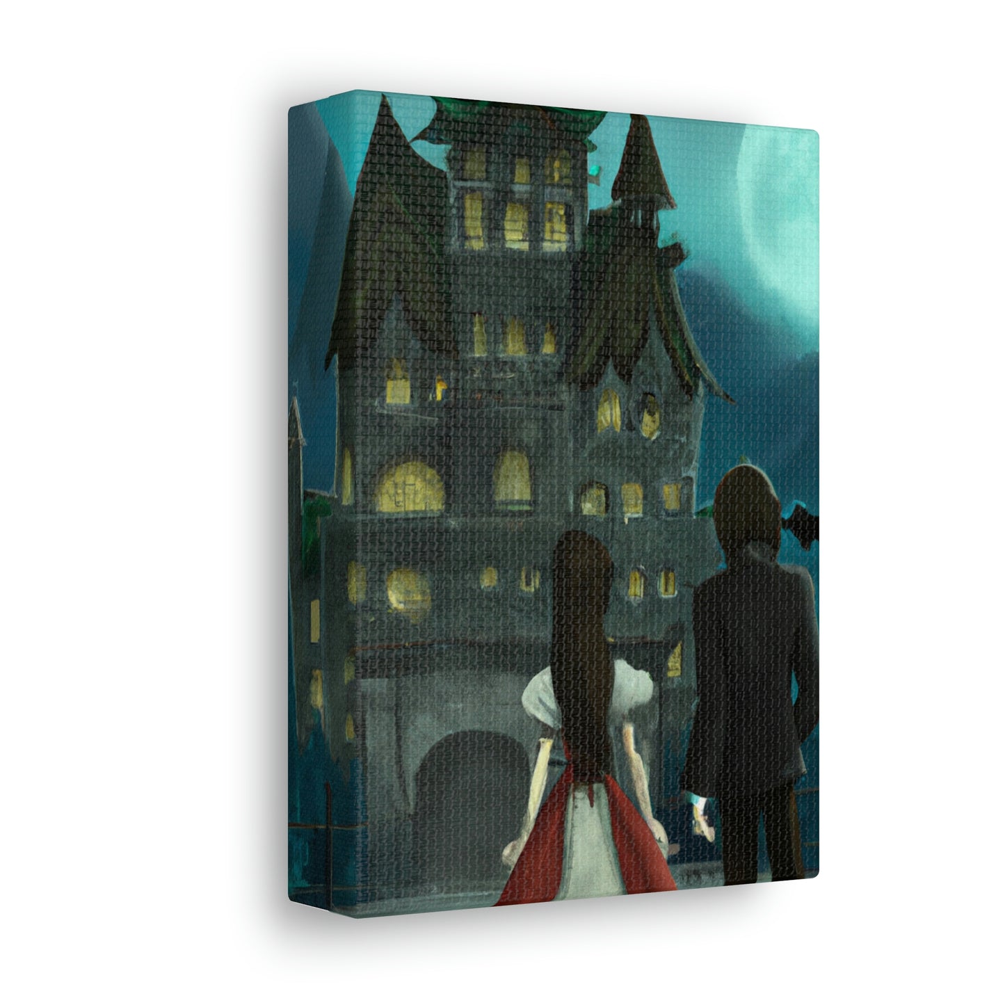 "Un descubrimiento impactante: dentro del castillo encantado" - The Alien Canva