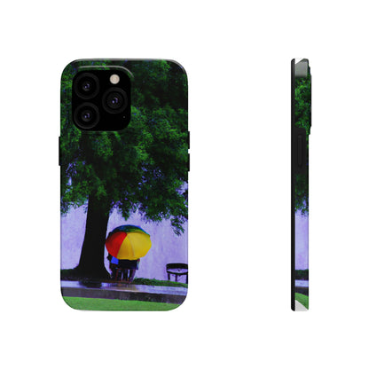 "Beneath the Rainy Sky." - The Alien Tough Phone Cases