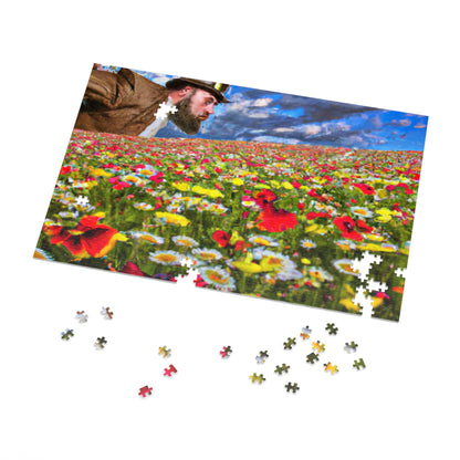 "A Blissful Tour of Floral Splendor" - The Alien Jigsaw Puzzle