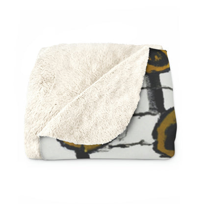 "An Oasis of Frost and Sun" - The Alien Sherpa Fleece Blanket