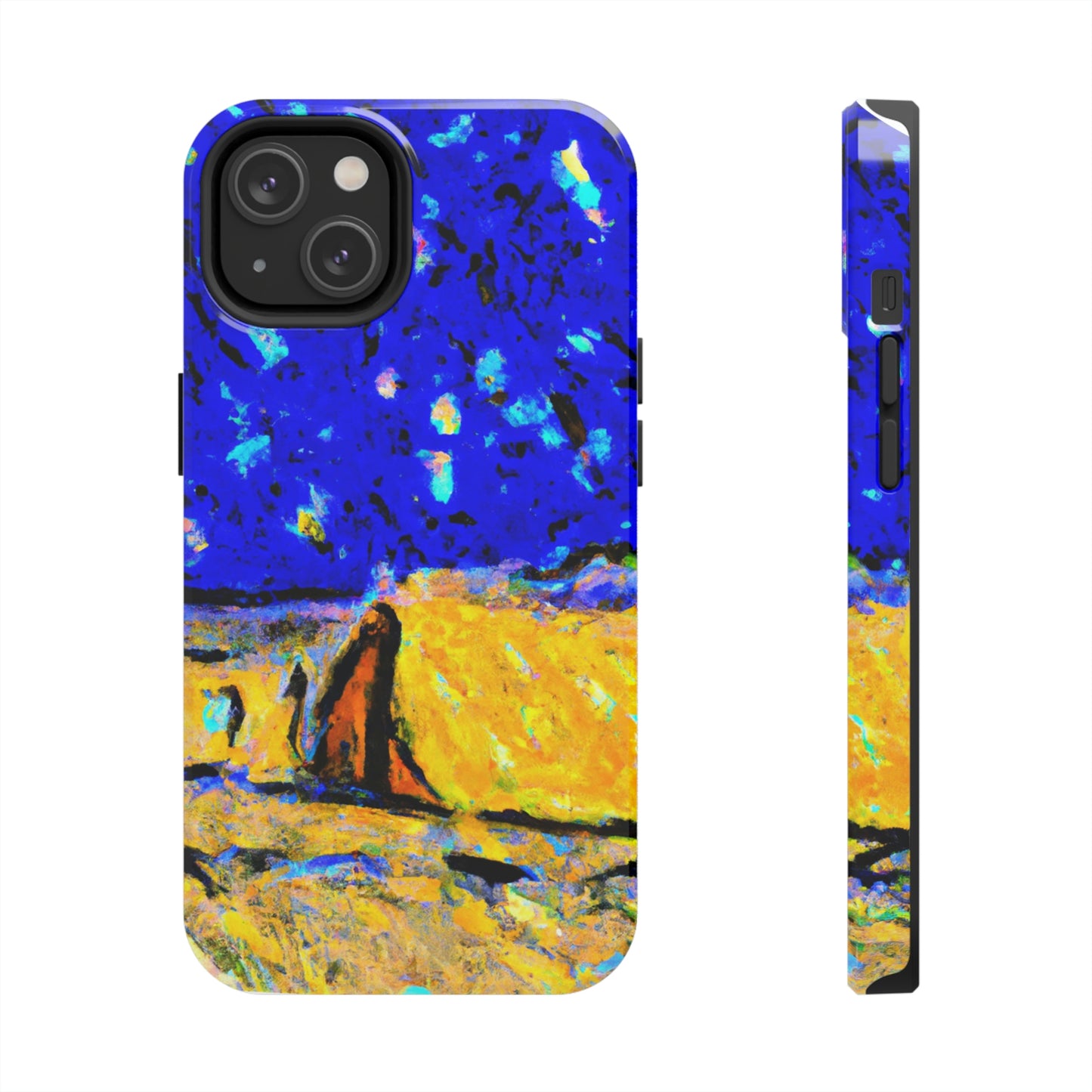 "Enchanted Sands of the Night Sky" - Die Alien Tough Phone Cases