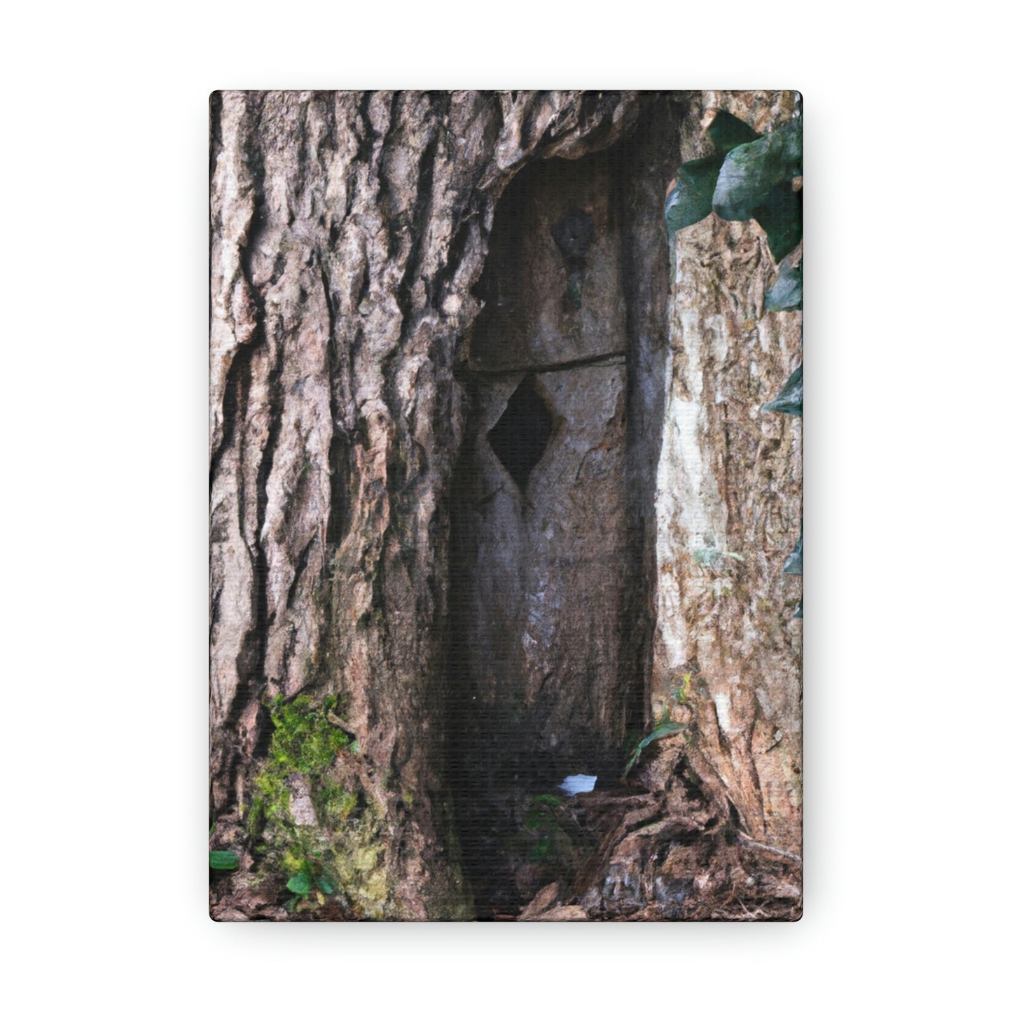 "La puerta misteriosa en el árbol antiguo" - The Alien Canva