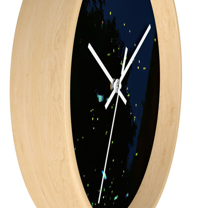 "Moonlight Fireflies" - The Alien Wall Clock