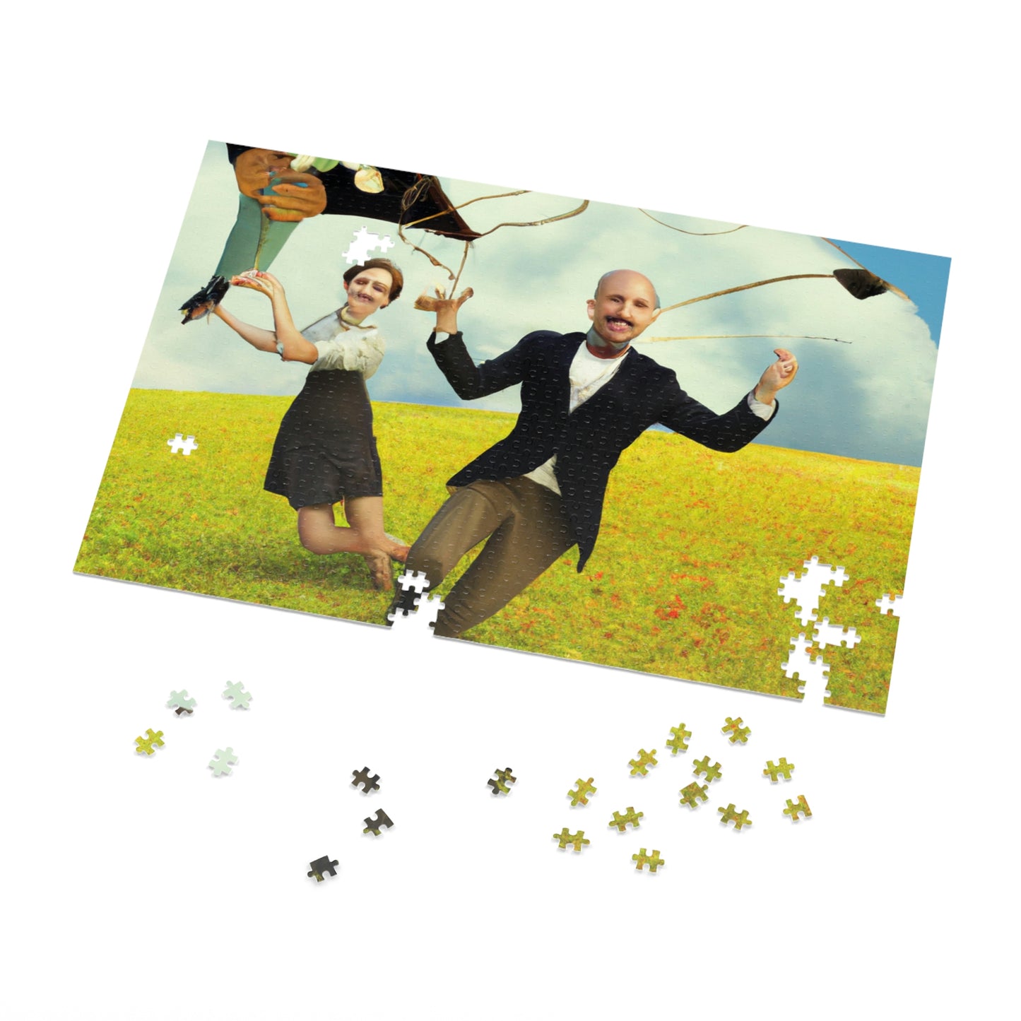 "A Kite Day in the Meadow" - The Alien Jigsaw Puzzle