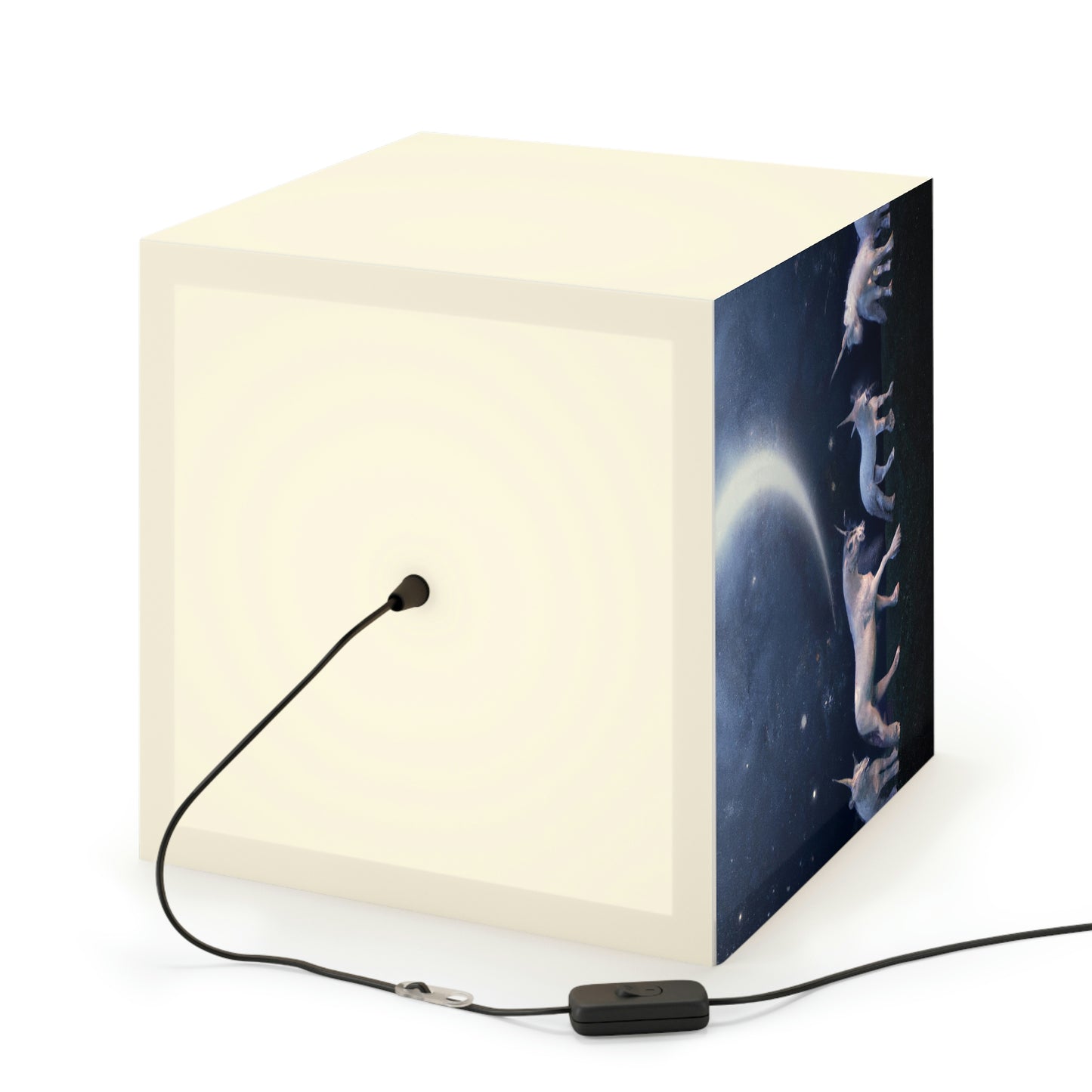 "Moonlit Mystique" - The Alien Light Cube Lamp