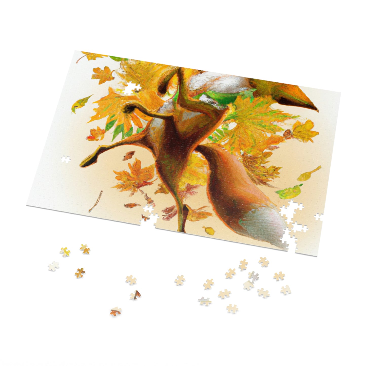 "Autumnal Adventure: A Fox's Mischief" - The Alien Jigsaw Puzzle