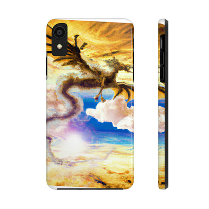 "Eine himmlische Flamme mit einem mystischen Drachen" - Die Alien Tough Phone Cases