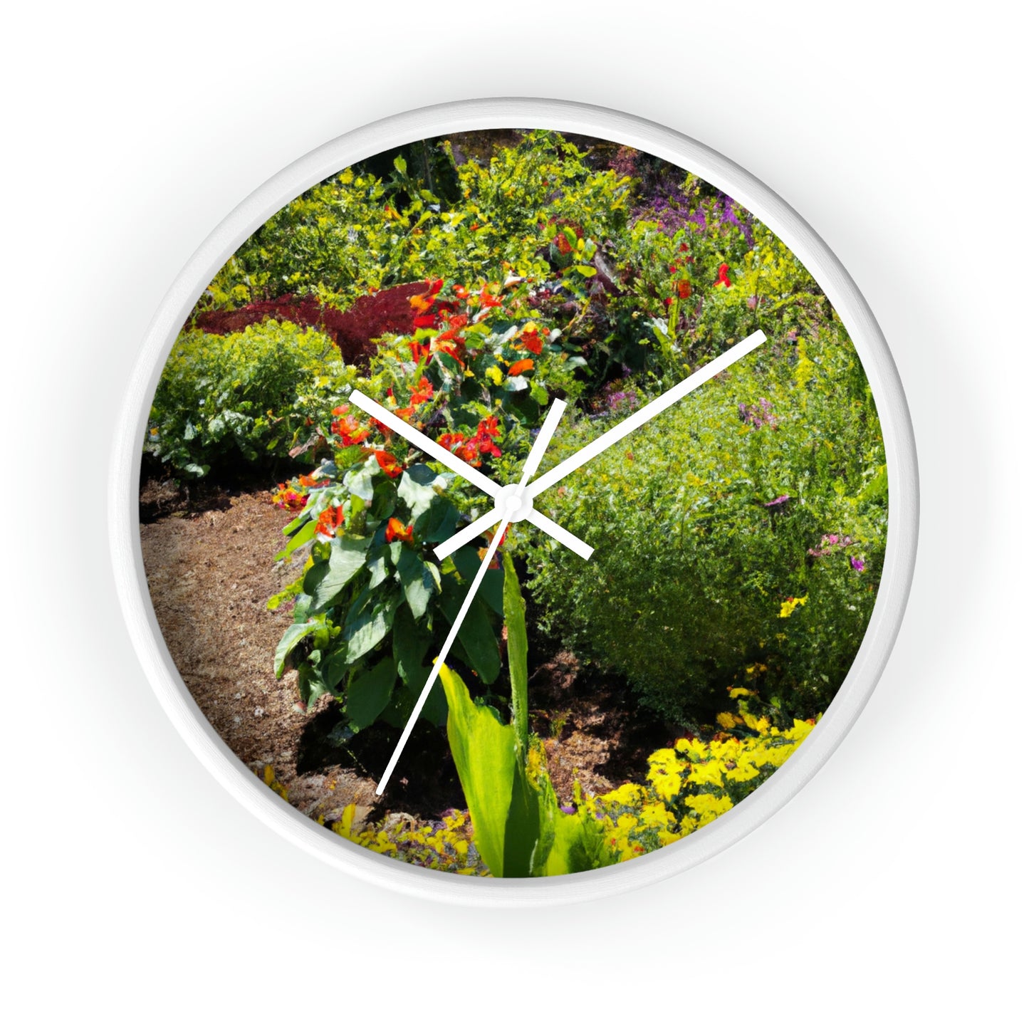 "Garden of Colorful Radiance" - The Alien Wall Clock