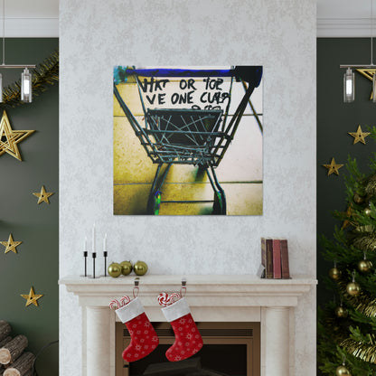 "The Shopping Cart of Hope" - The Alien Canva