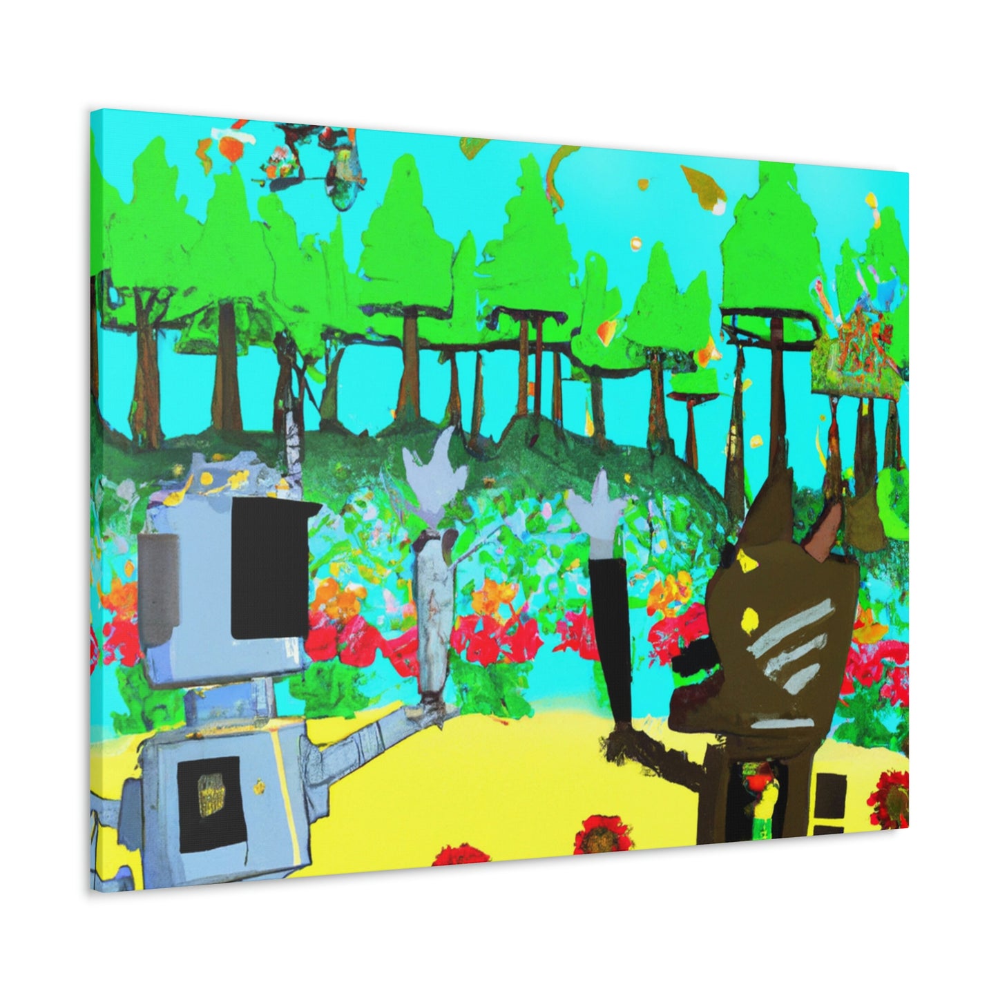 Robo Garden Wars - The Alien Canva