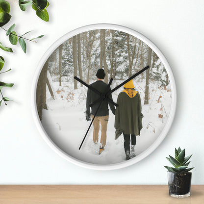 "Fairytale in the Snow" - The Alien Wall Clock