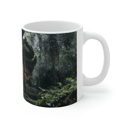 "La reliquia perdida de la jungla" - Taza de cerámica The Alien 11 oz