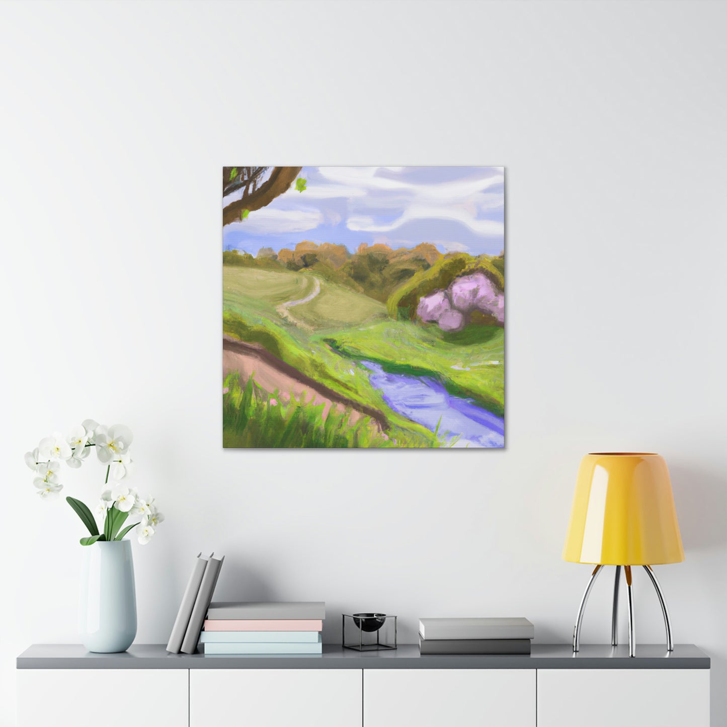 "Alive and Thriving: A Nature Painting" - Canvas