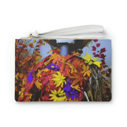 "Autumn Scarecrow Blues" - Die Alien Clutch Bag