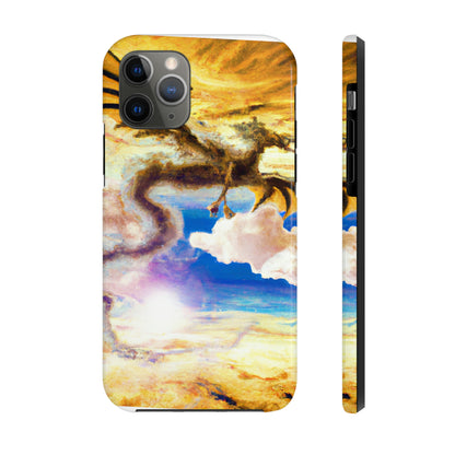 "Eine himmlische Flamme mit einem mystischen Drachen" - Die Alien Tough Phone Cases