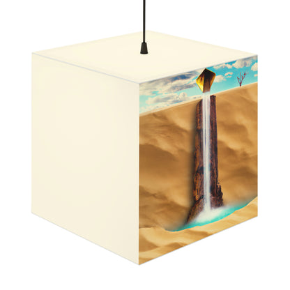 "Lonely Waterfall in a Desolate Desert" - The Alien Light Cube Lamp