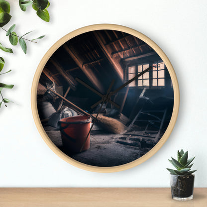 "Dusty Hopes in an Abandoned Attic" - The Alien Wall Clock